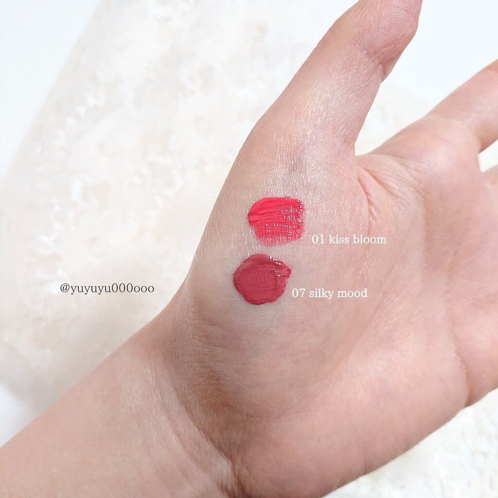 ジルスチュアート ブルームドロップ リップ＆チーク シフォン/JILL STUART/リキッドチークを使ったクチコミ（3枚目）