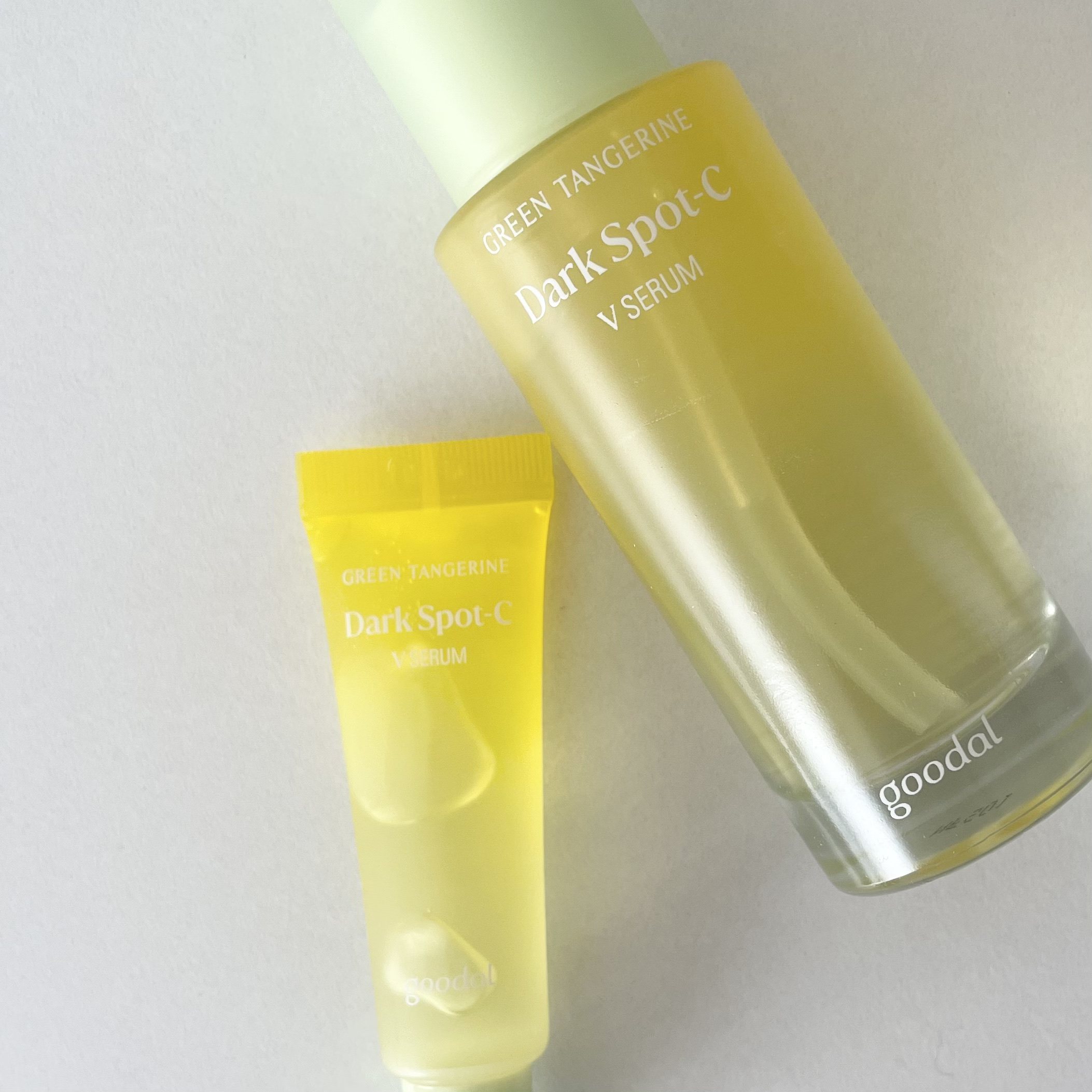 グリーンタンジェリン ビタC ダークスポットケアセラム/goodal/美容液を使ったクチコミ（2枚目）