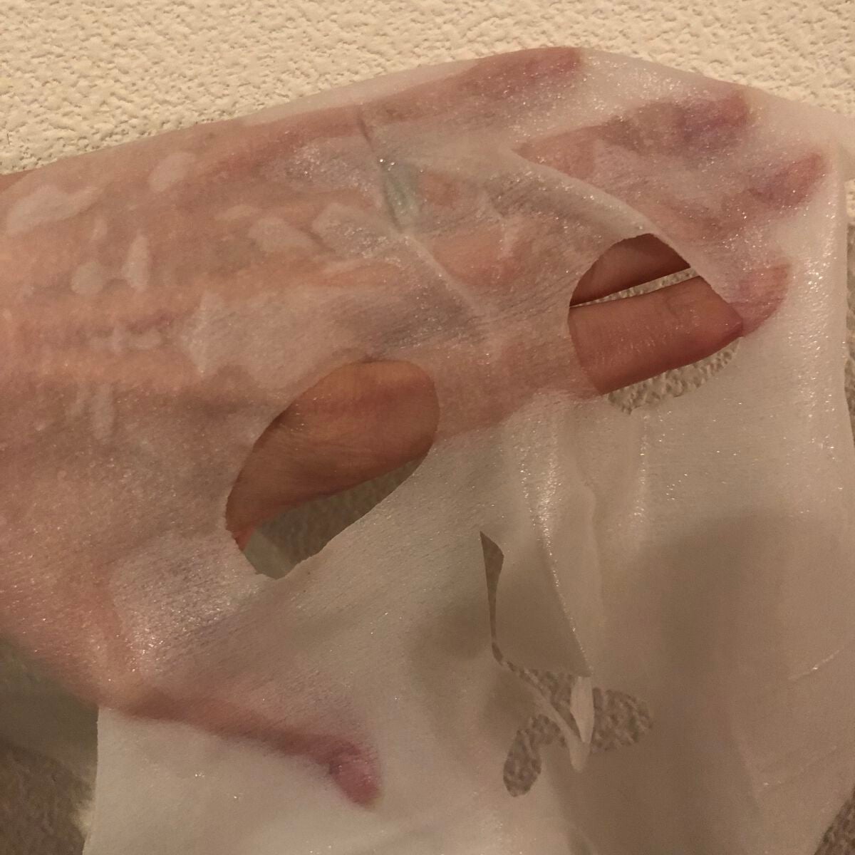 mao on LIPS 「#LIHAW#リッチグロウマスク開けてシートがひたひたなのはも..」(2枚目)