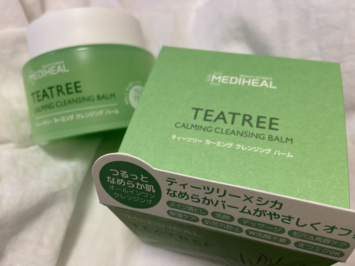 ティーツリーカーミングクレンジングバーム/MEDIHEAL/クレンジングバームを使ったクチコミ（1枚目）