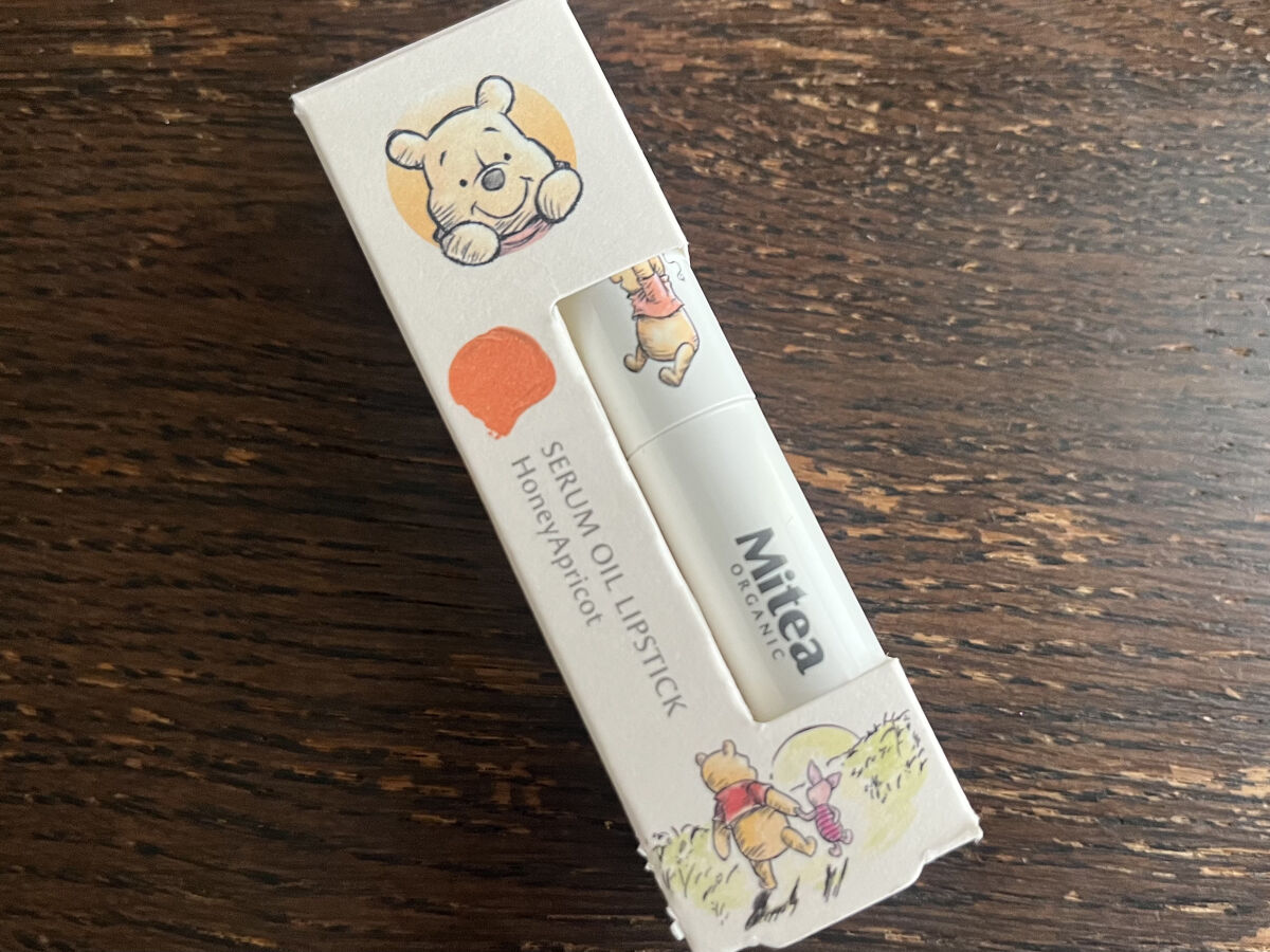 セラムオイルリップスティック  限定パッケージ (04 ハニーアプリコット)/ミティア オーガニック/口紅を使ったクチコミ（2枚目）