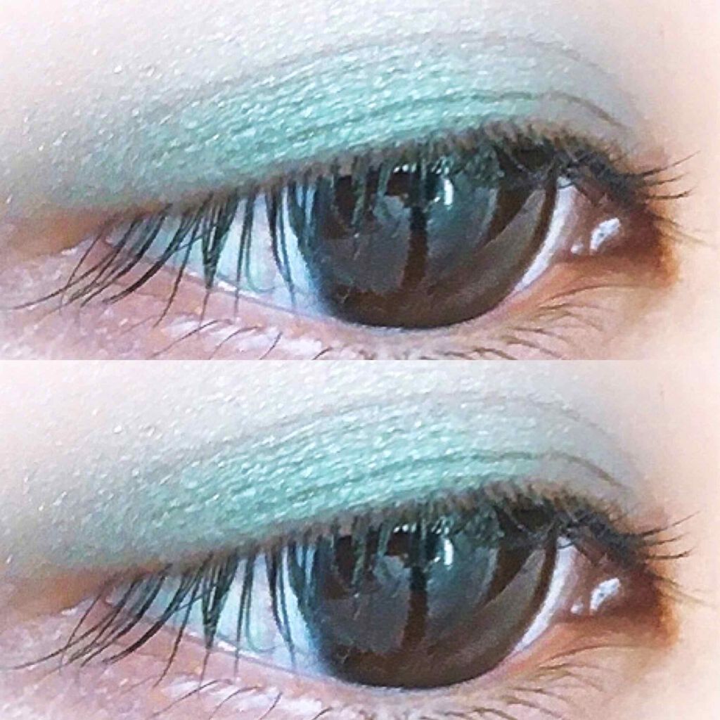 ツイン カラー アイシャドウ 84 グリーン系/ちふれ/アイシャドウパレットを使ったクチコミ（2枚目）