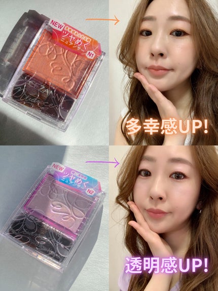 パールグロウニュアンサー/CEZANNE/パウダーハイライトを使ったクチコミ(6枚目)