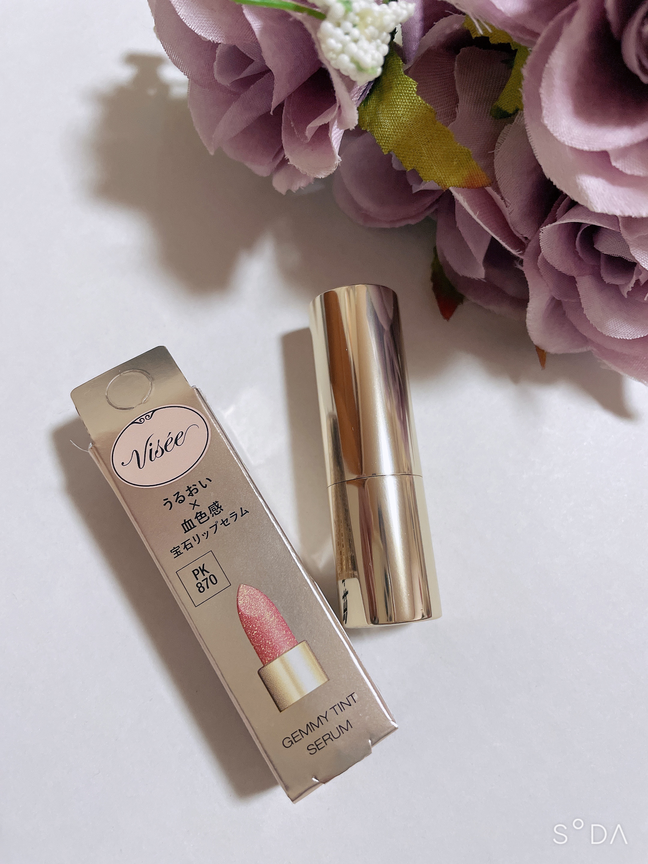 ジェミィ ティント セラム/Visée/リップティントを使ったクチコミ（2枚目）