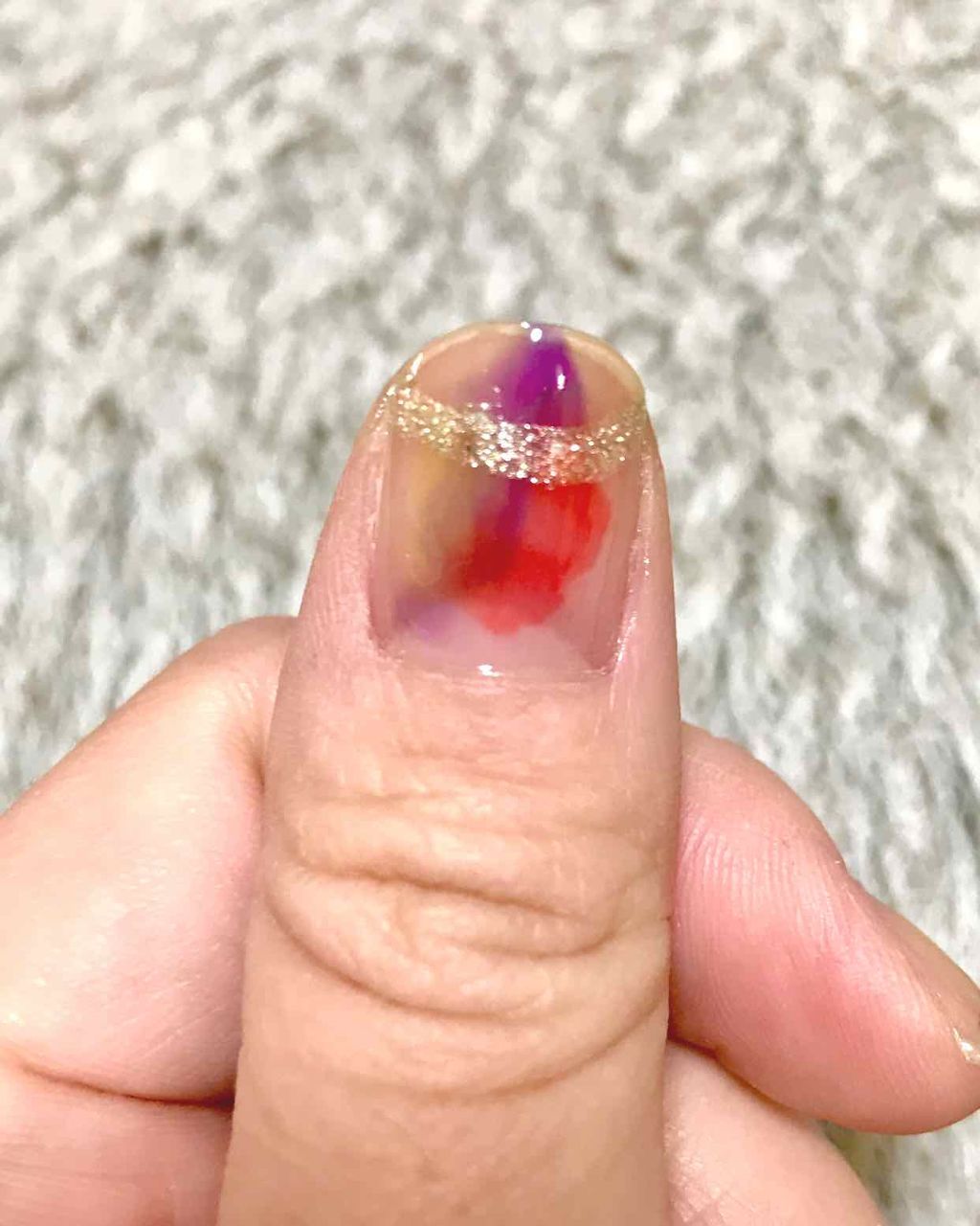 サンリオネイル/DAISO/マニキュアを使ったクチコミ(1枚目)