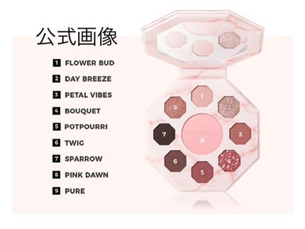 ブルーミング エディション シークレット ガーデン パレット/DEAR DAHLIA/アイシャドウパレットを使ったクチコミ(3枚目)