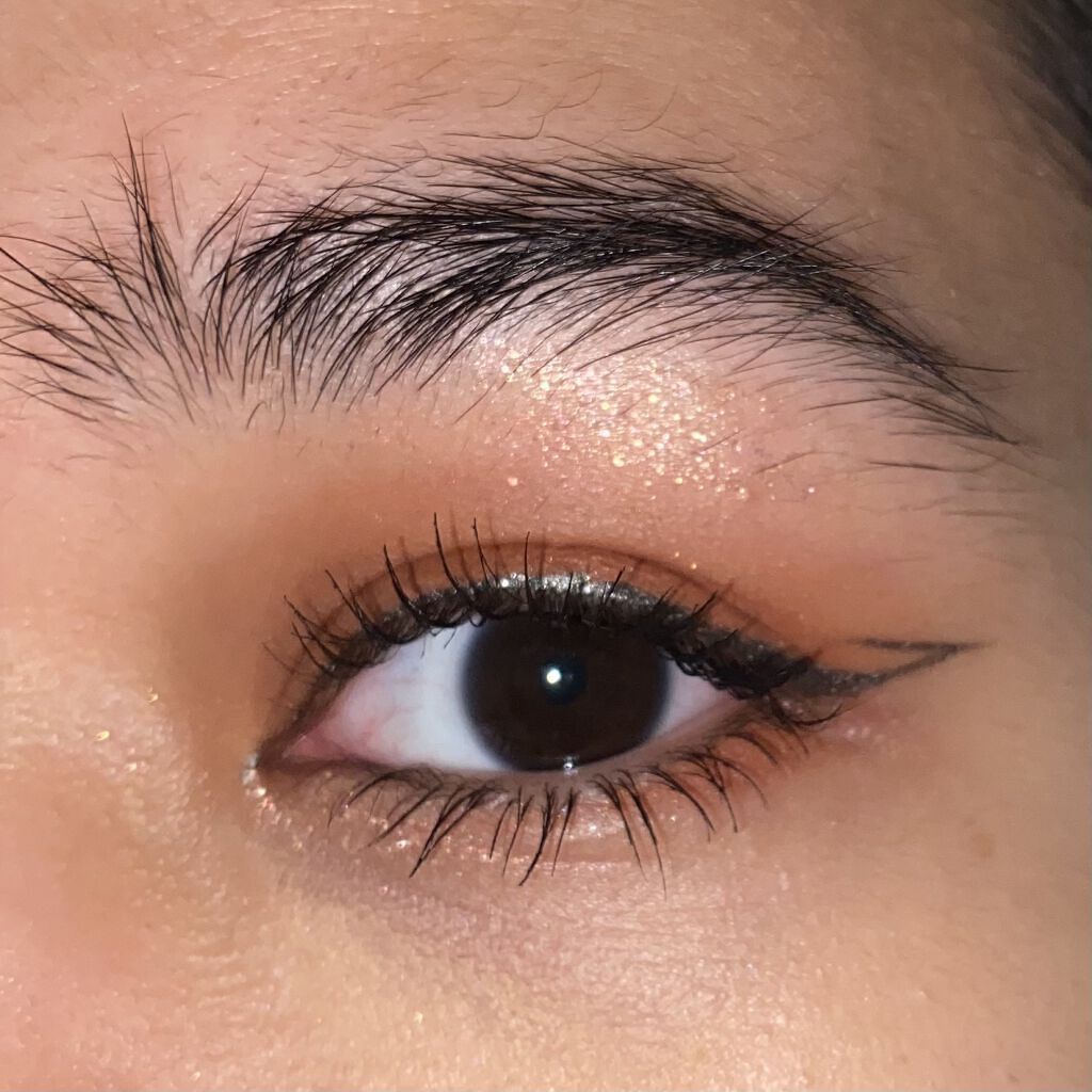 シュガー トゥインクル リキッド シャドウ 09 CORAL CRACKER/PERIPERA/リキッドアイシャドウを使ったクチコミ（2枚目）