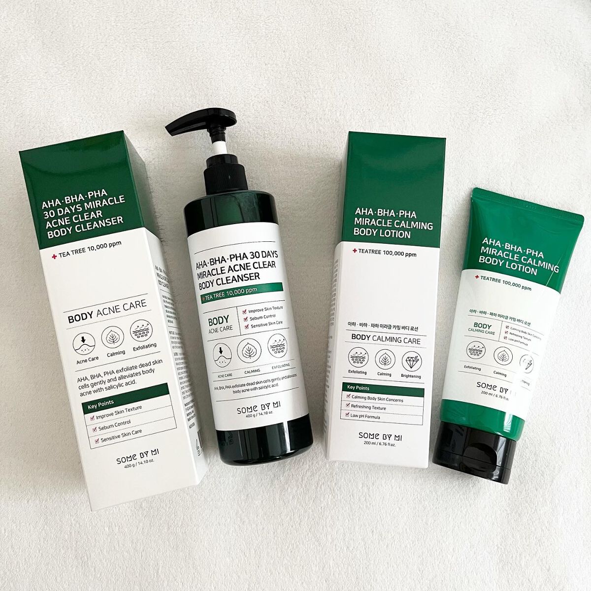 AHA.BHA.PHAミラクルカーミングボディローション /SOME BY MI/ボディローションを使ったクチコミ（1枚目）