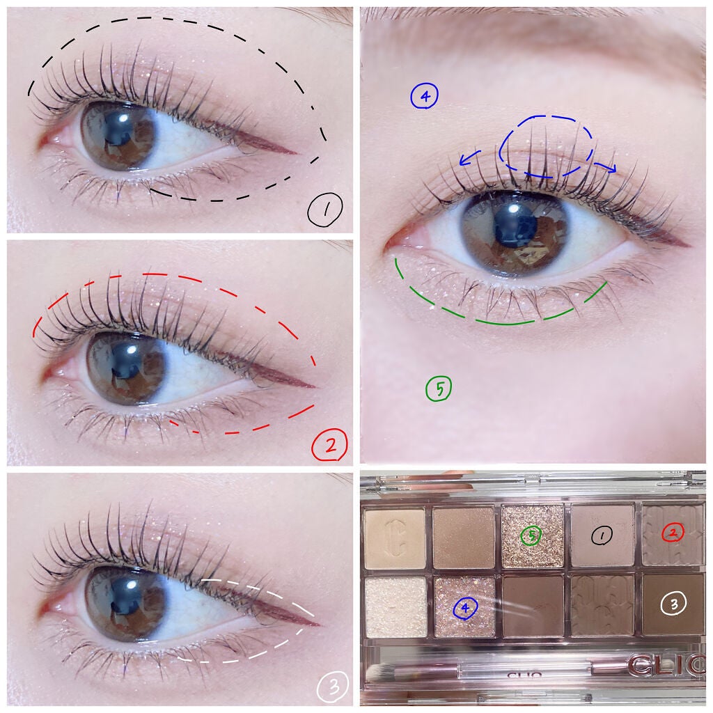 プロ アイ パレット/CLIO/アイシャドウパレットを使ったクチコミ(4枚目)