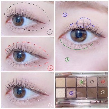 プロ アイ パレット/CLIO/アイシャドウパレットを使ったクチコミ(4枚目)