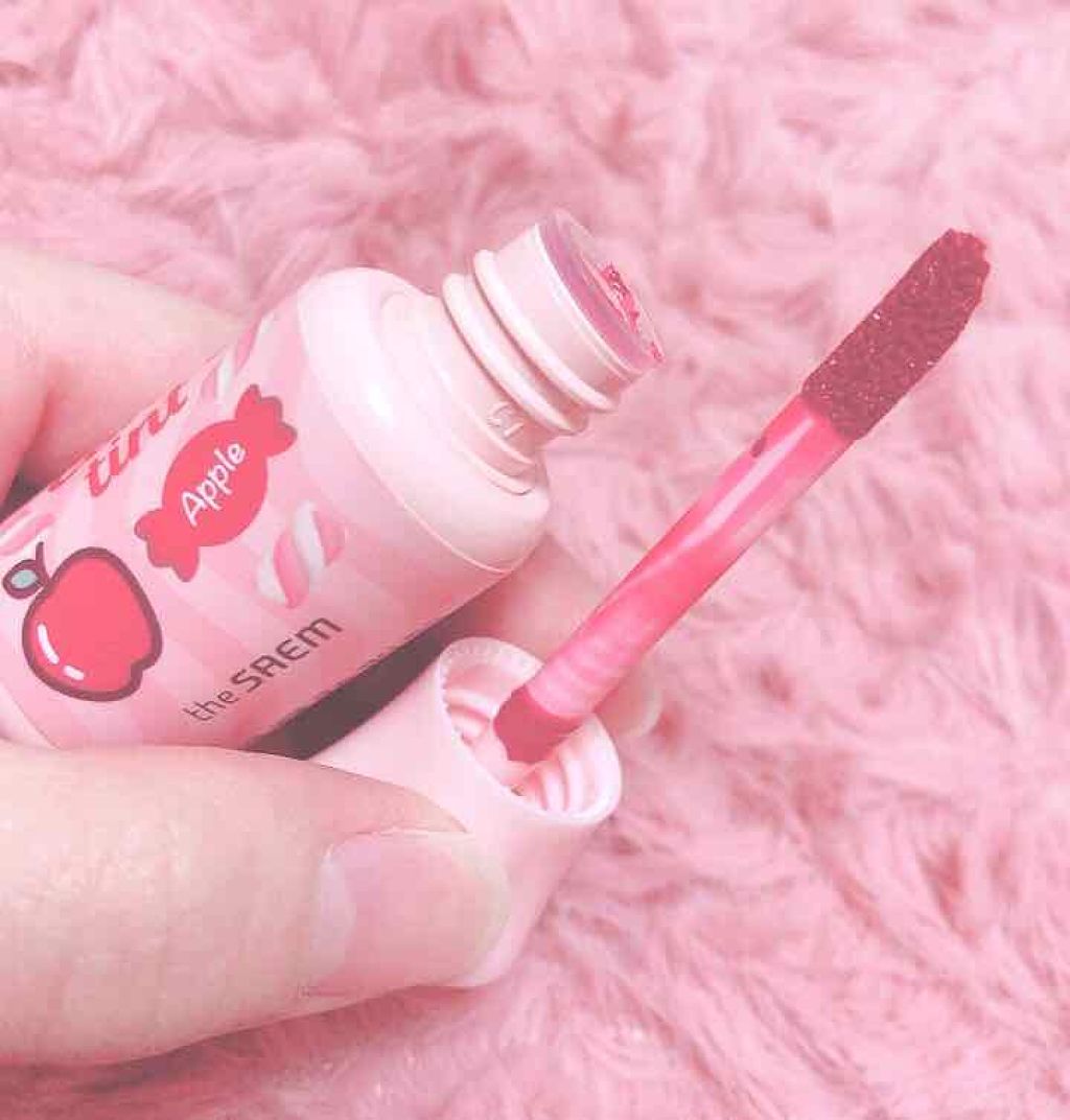 ムース キャンディー ティント/the SAEM/リップティントを使ったクチコミ(3枚目)