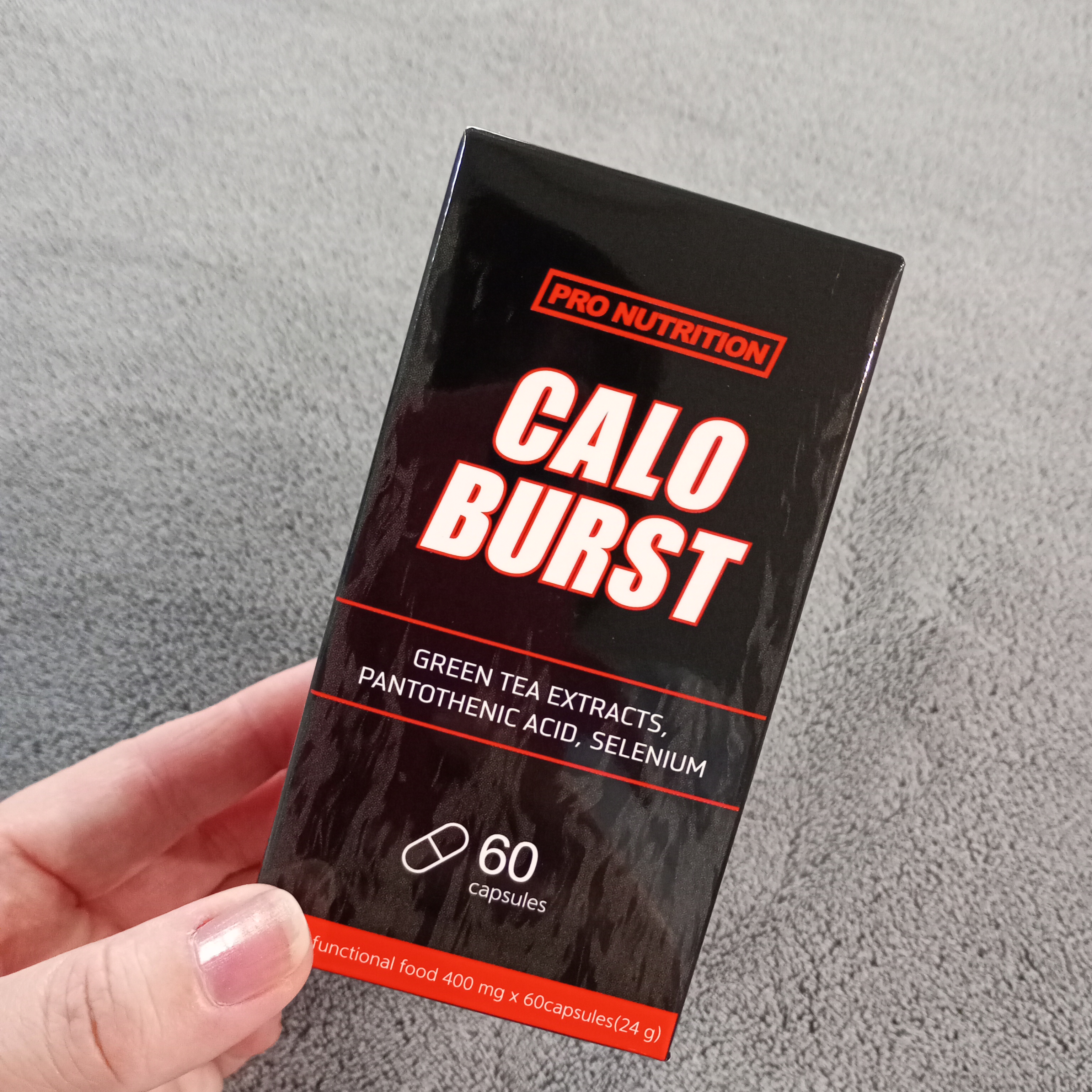 CALO BURST/PRO NUTRITION/ボディサプリメントを使ったクチコミ（1枚目）