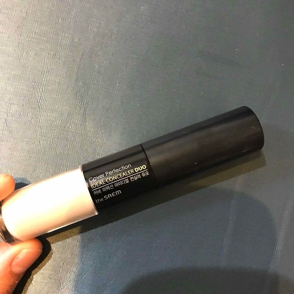 カバーパーフェクション アイディールコンシーラー デュオ/the SAEM/スティックコンシーラーを使ったクチコミ(1枚目)