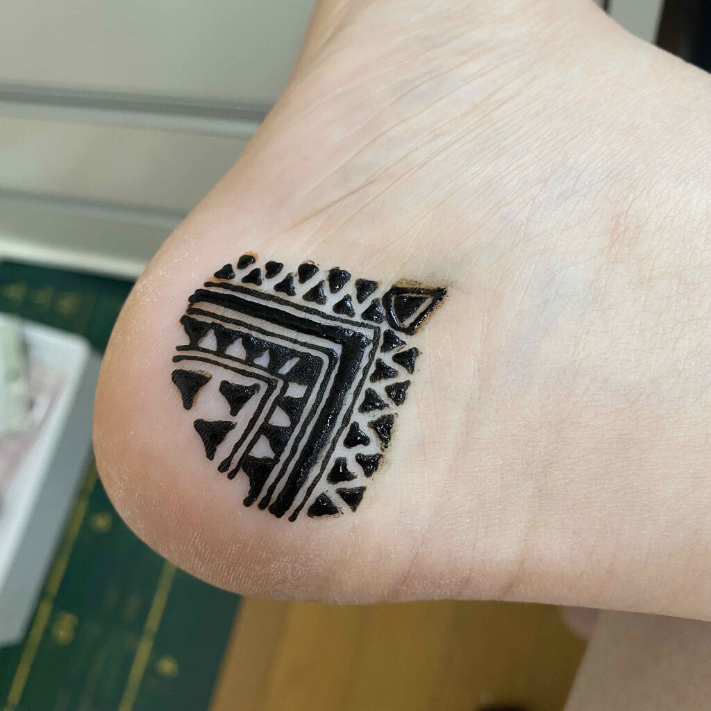 Kaveri ヘナタトゥー ヘナコーン メヘンディ セット/その他を使ったクチコミ（2枚目）