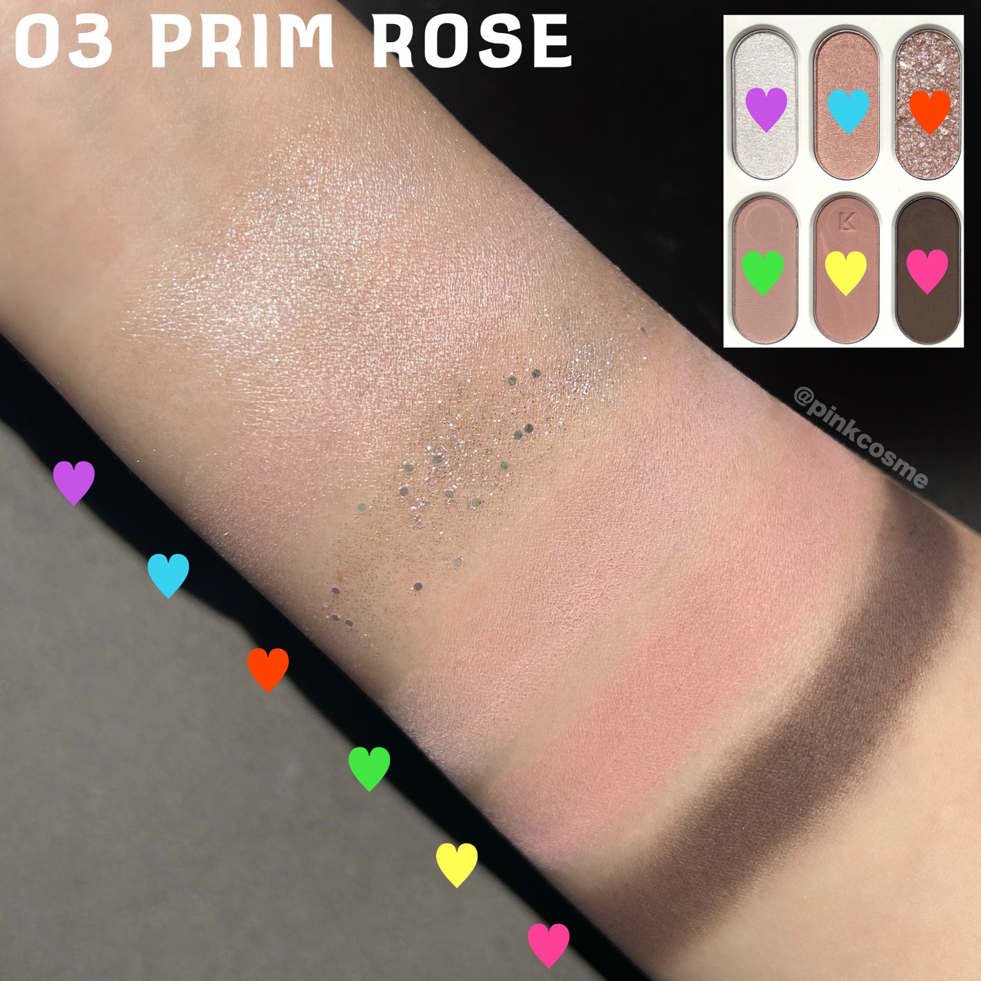 フォーエバー6アイパレット/Laka/アイシャドウパレットを使ったクチコミ(5枚目)