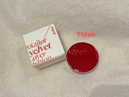 プロテーラービーベルベットカバークッション/espoir/クッションファンデーションを使ったクチコミ(1枚目)