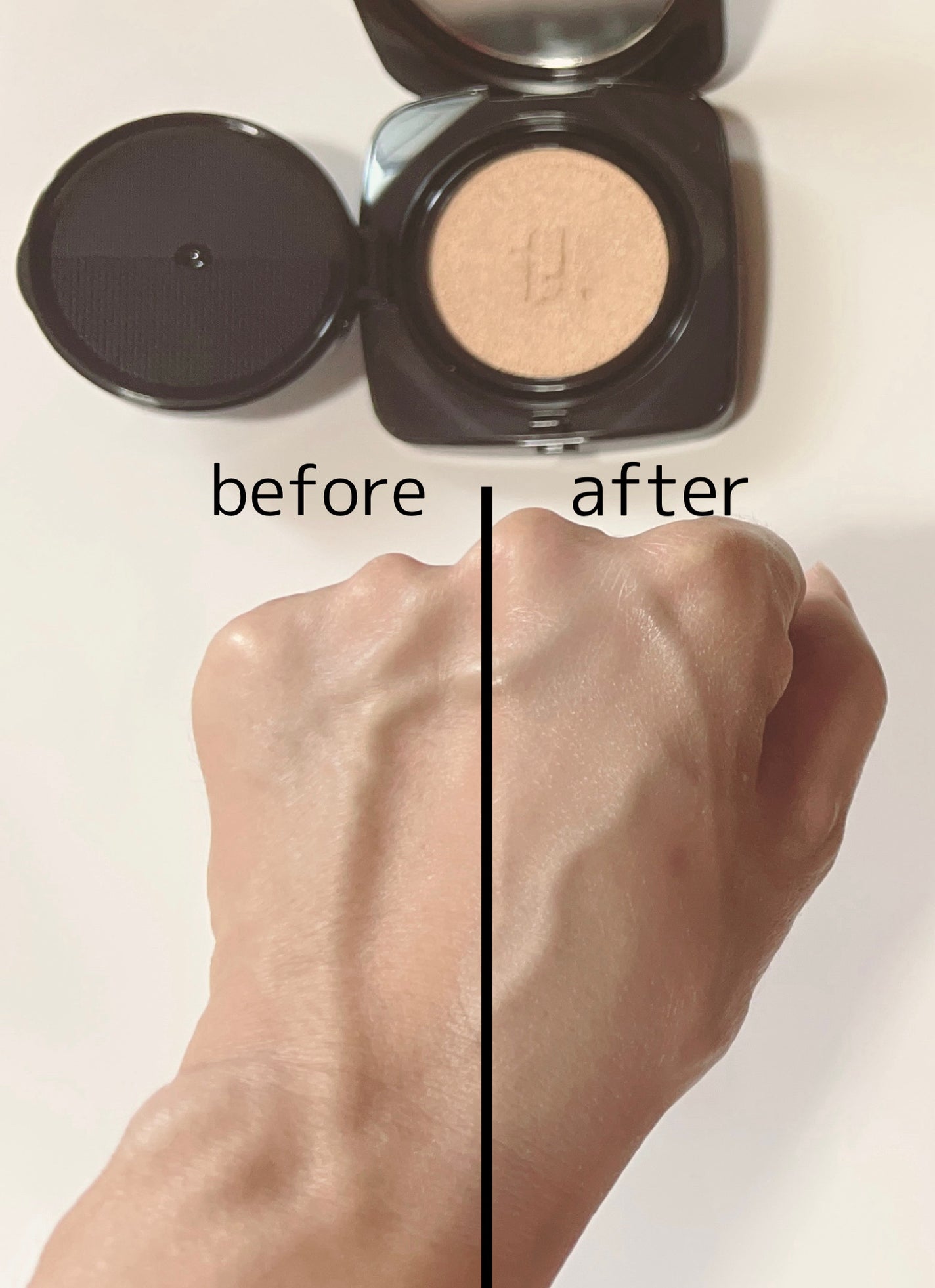 レイヤリングフィット グロークッションEX/TFIT/クッションファンデーションを使ったクチコミ(5枚目)