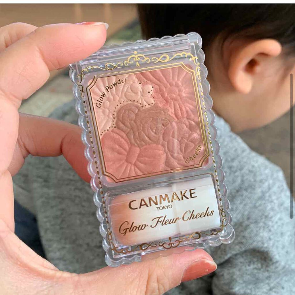 グロウフルールチークス/キャンメイク/パウダーチークを使ったクチコミ(2枚目)