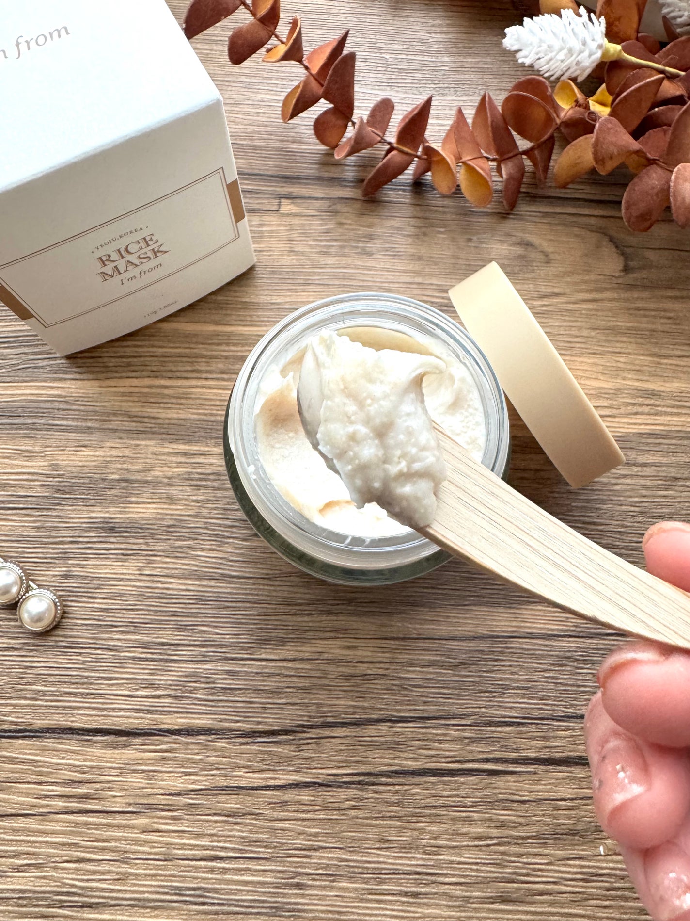 RICE MASK/I'm from/洗い流すパック・マスクを使ったクチコミ(3枚目)
