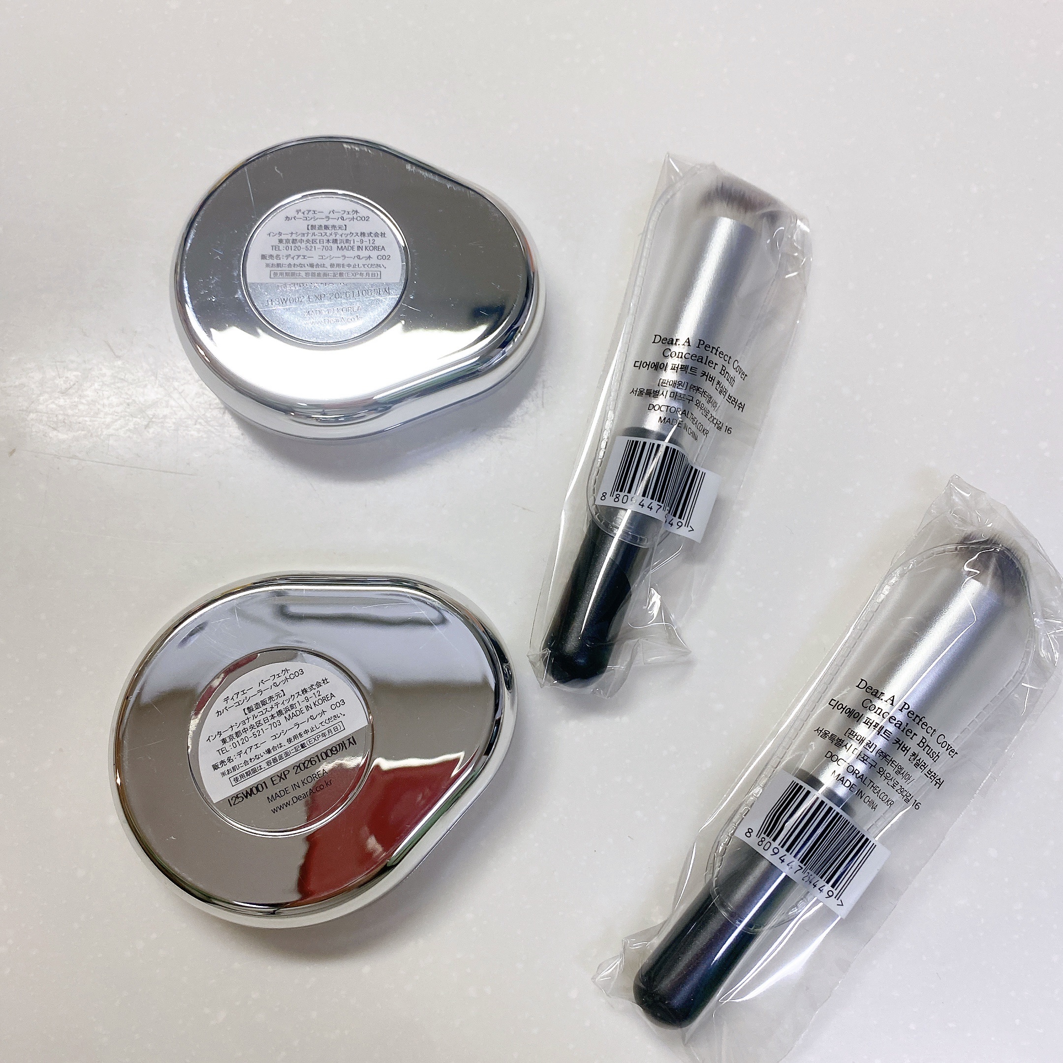 パーフェクトカバー コンシーラーパレット C01/Dear.A/パレットコンシーラーを使ったクチコミ（2枚目）