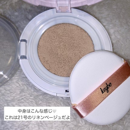 F5 リフレッシュクッション/keybo/クッションファンデーションを使ったクチコミ(3枚目)