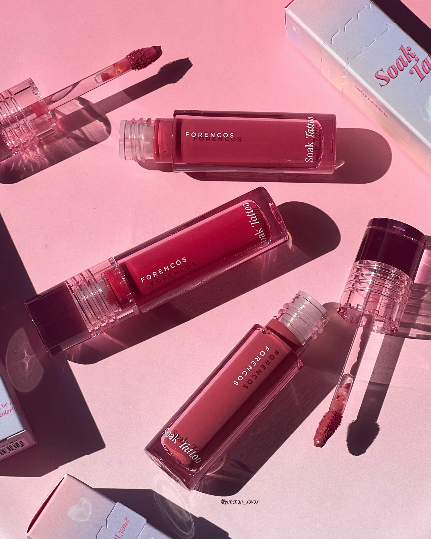Soak Tattoo Tint/フォレンコス/リップグロスを使ったクチコミ(2枚目)