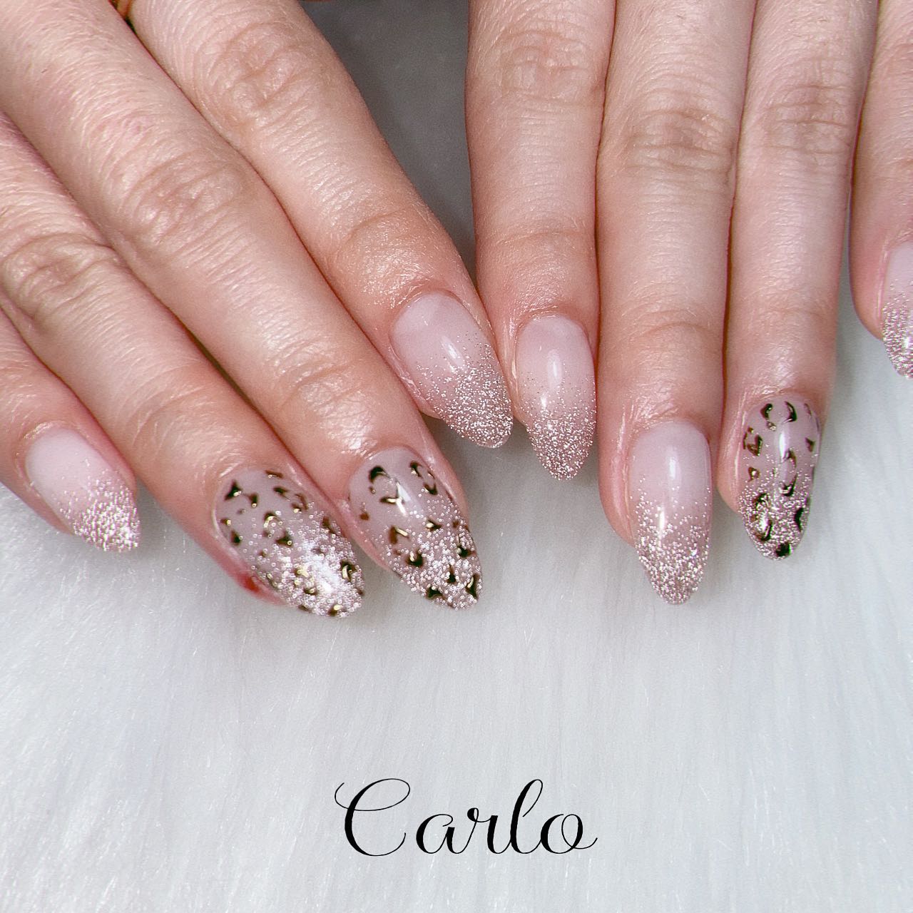 YUKA on LIPS 「【レオパードネイル】所沢市ネイルサロン|Carlo.柄×フラッ..」(1枚目)