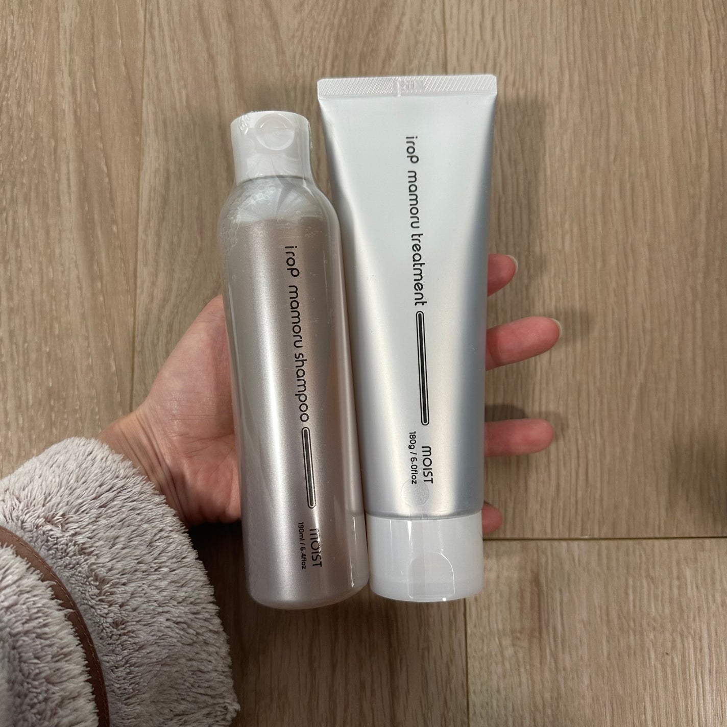 イロップ マモル シャンプー/トリートメント モイスト/irop/市販シャンプーを使ったクチコミ(1枚目)