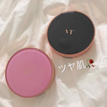 :VT ブラックコラーゲンパクト ローズエディション🥀 

11g / SPF50+ / PA+++ /

こちらは限定デザインだそうです🥺
ピンクにラメのパケが可愛い！見た目に惹かれて購入しました➹♡