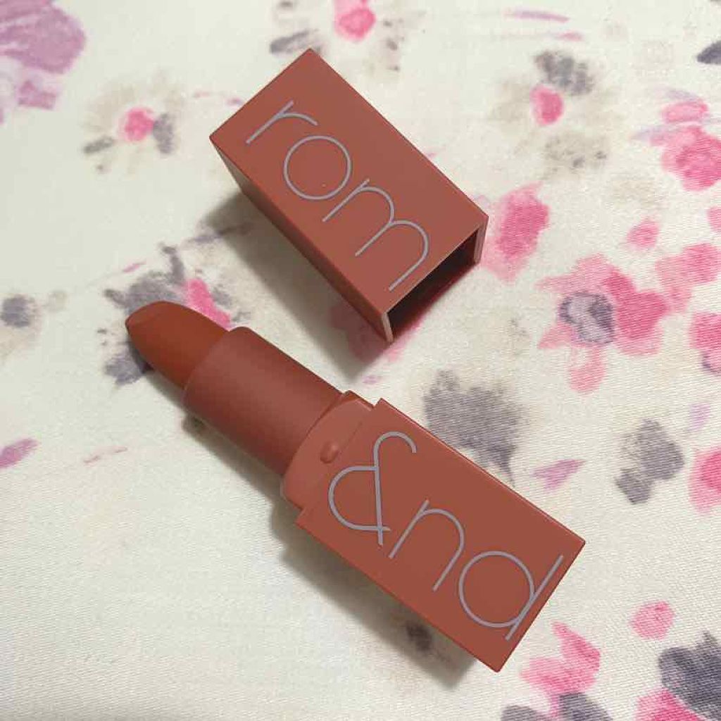 ゼログラムマットリップスティック/rom&nd/口紅を使ったクチコミ（1枚目）