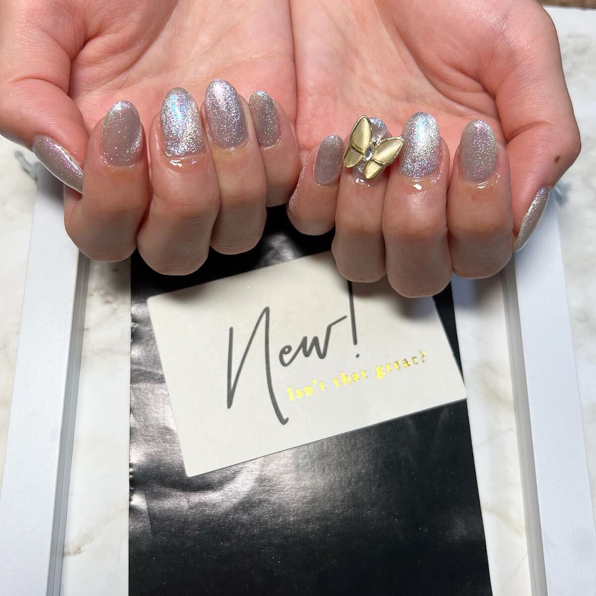 cst on LIPS 「#butterflynails#🦋#蝶々ネイル#🦄#バタフライ..」(1枚目)