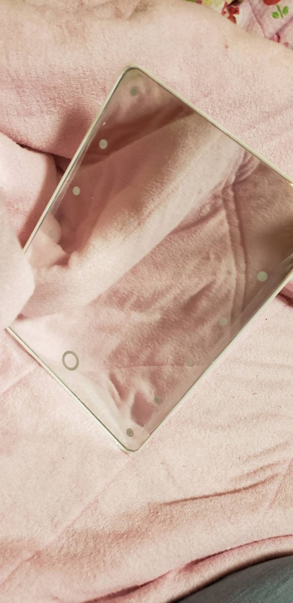 LED付ミラー(スタンドタイプ)/DAISO/その他化粧小物を使ったクチコミ（3枚目）