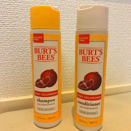 シャンプー&コンディショナー ポメグラネイト ハリ・コシ用/BURT'S BEES/シャンプー・コンディショナーを使ったクチコミ(1枚目)