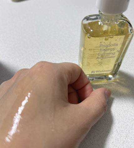 プロポリスエナジーカーミングアンプル/By Wishtrend/美容液を使ったクチコミ(5枚目)