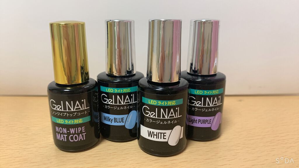 ジェルネイル（ライト対応）/セリア/ジェルネイルを使ったクチコミ（2枚目）