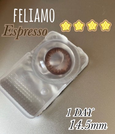feliamo 1day エスプレッソ/feliamo/ワンデー（１DAY）カラコンを使ったクチコミ（1枚目）