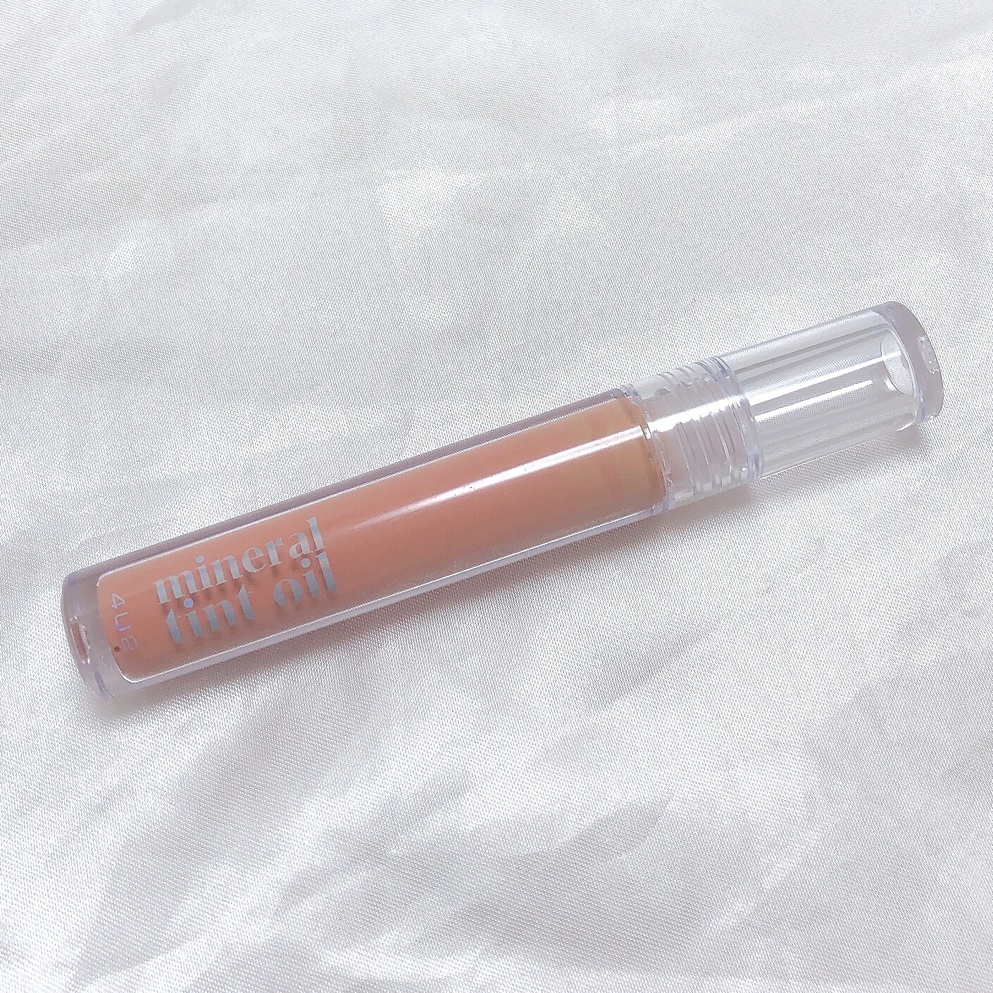 ミネラルティントオイル #03 フリッカーヌード/4U2/リップティントを使ったクチコミ（3枚目）