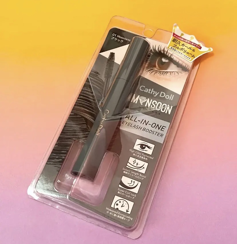 モンスーンカラーマスカラ 01 Moonless(ブラック)/CathyDoll/マスカラを使ったクチコミ（1枚目）