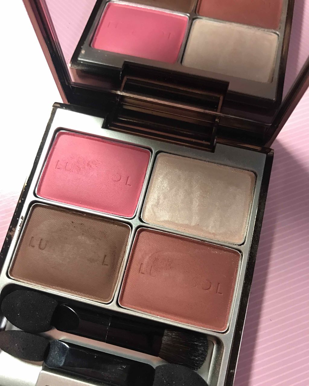 スキニーリッチシャドウ/excel/アイシャドウパレットを使ったクチコミ(3枚目)