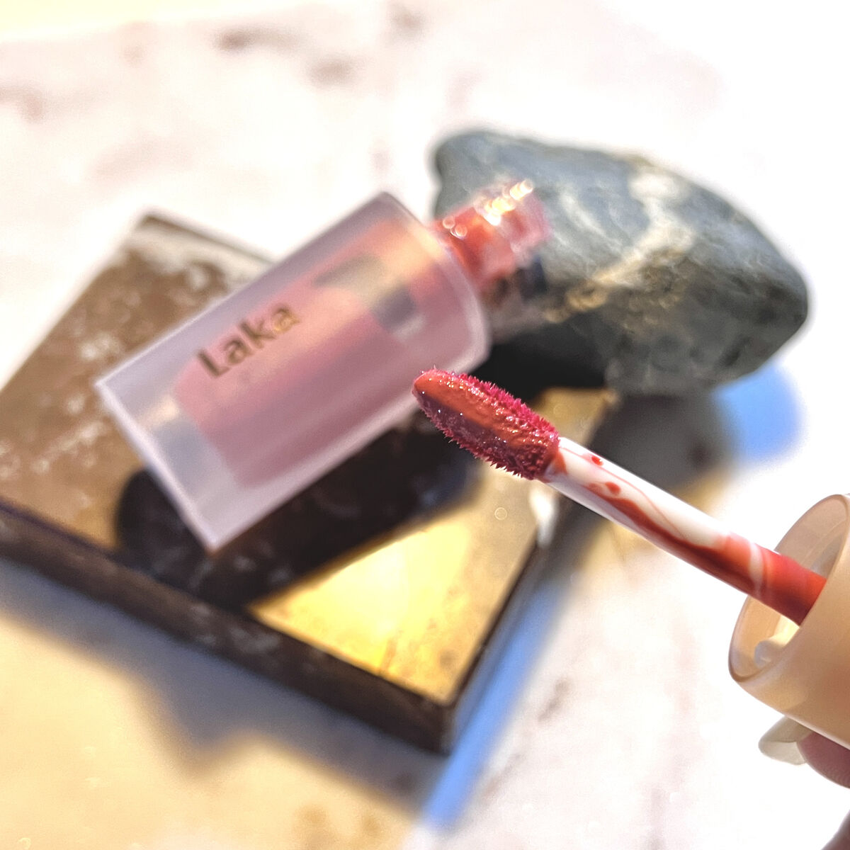 フルーティーグラムティント/Laka/リップティントを使ったクチコミ（3枚目）