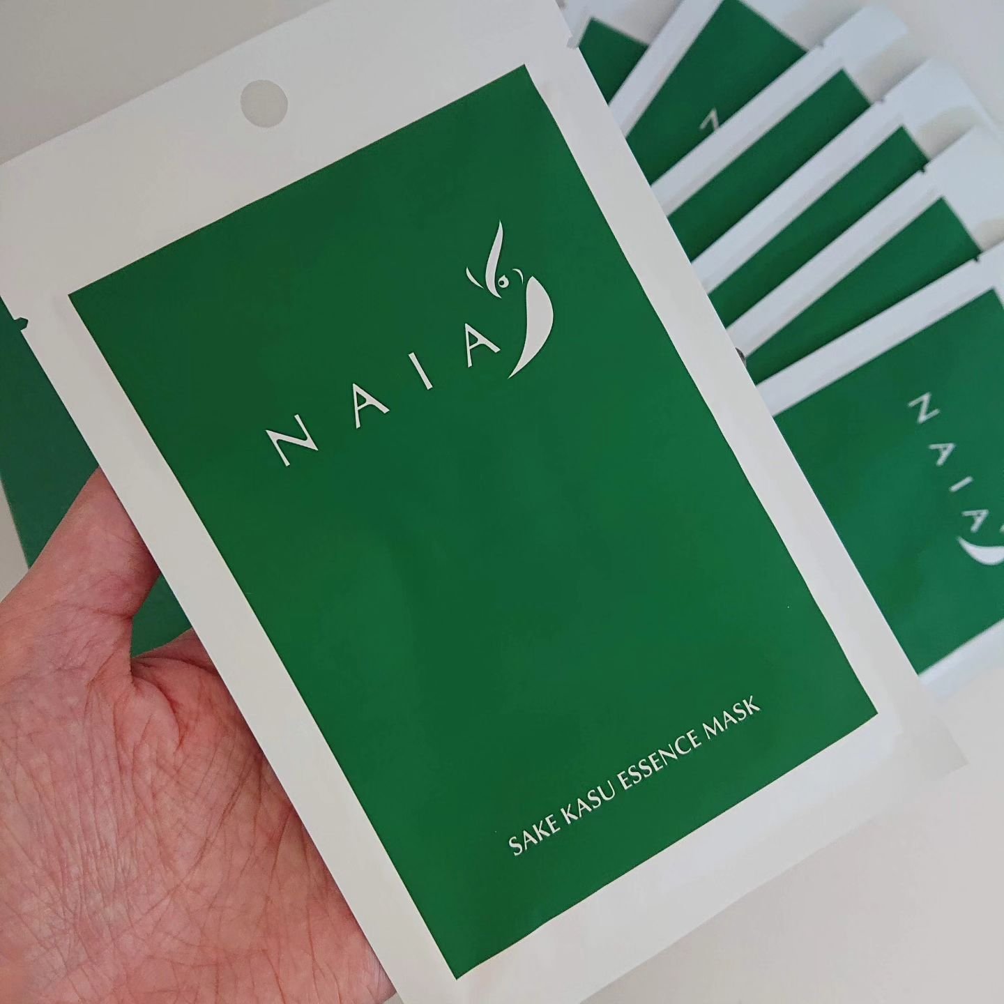 酒粕フェイスマスク 7枚入り（個包装）/NAIA/シートマスク・パックを使ったクチコミ（2枚目）