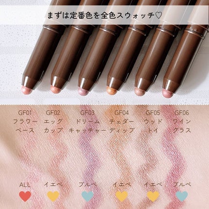 グリームオンフィットシャドウ/excel/スティックアイシャドウを使ったクチコミ(3枚目)