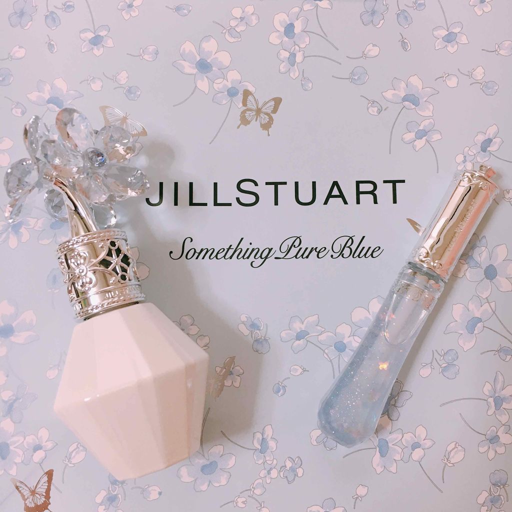 サムシングピュアブルー シマリング リップエッセンス/JILL STUART/リップケアを使ったクチコミ（1枚目）