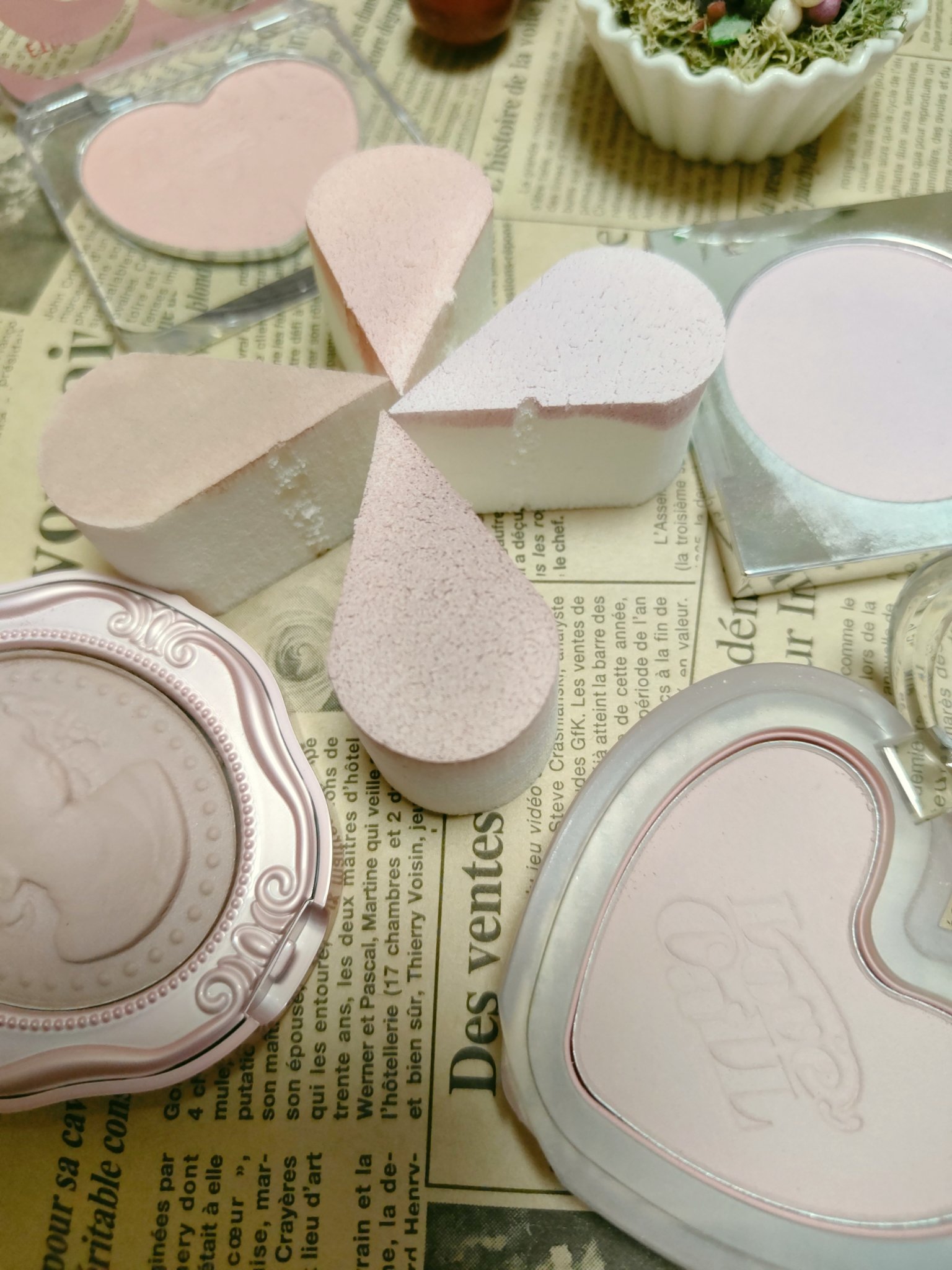 チークブラッシュパウダー/COLORROSE/パウダーチークを使ったクチコミ（2枚目）