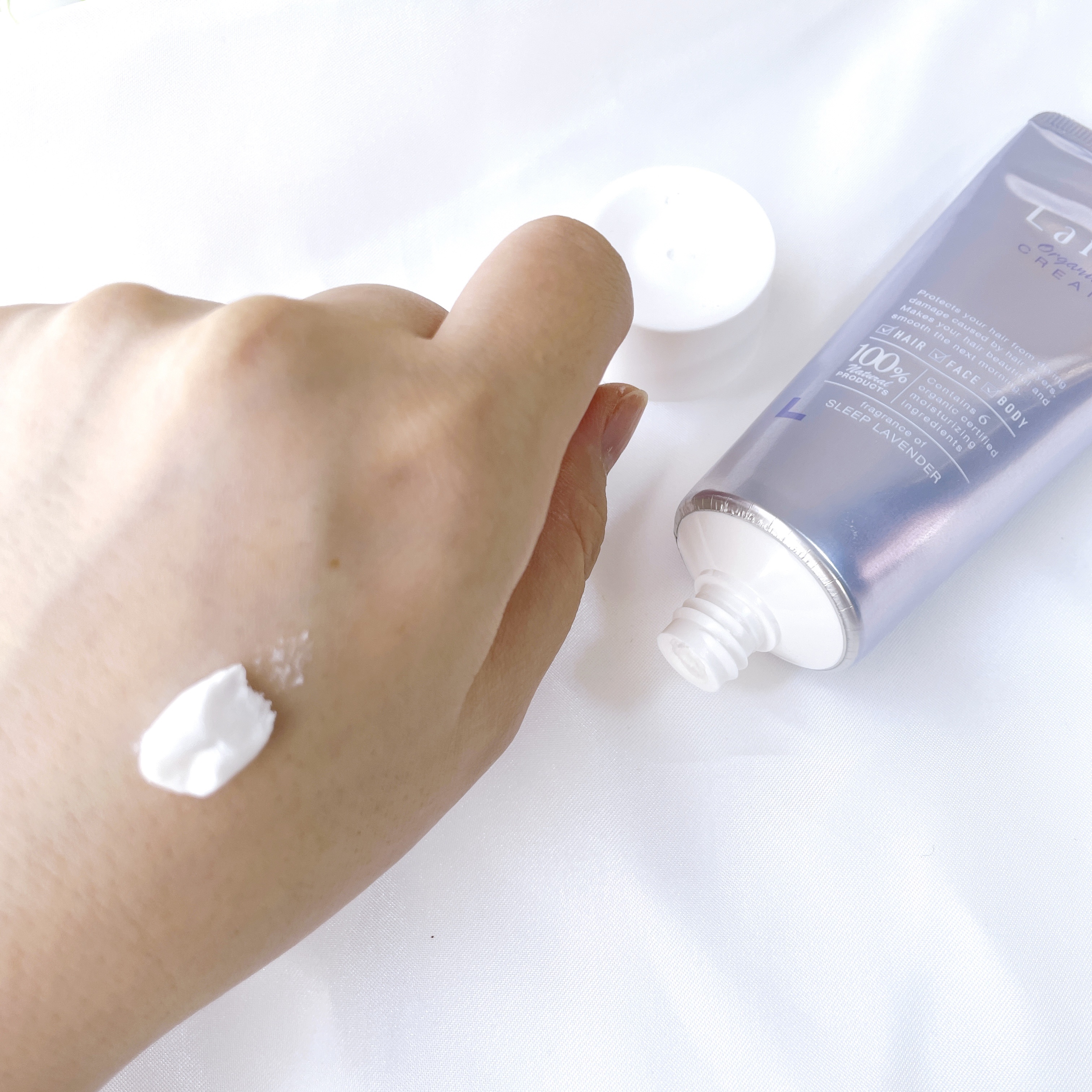 オーガニッククリーム/Laret/ヘアワックス・クリームを使ったクチコミ（2枚目）