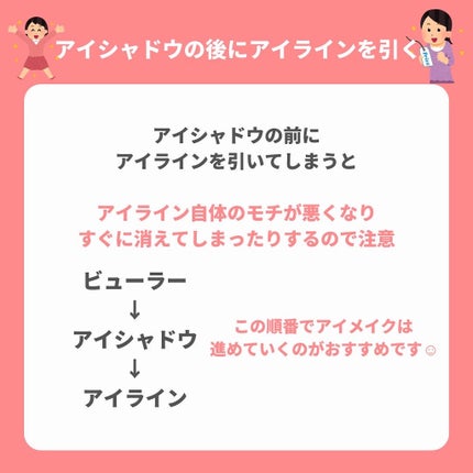 美月@毎日投稿🌹フォロバ中 on LIPS 「メイク初心者必見♥️/失敗しないアイラインの引き方♥️アイライ..」(9枚目)