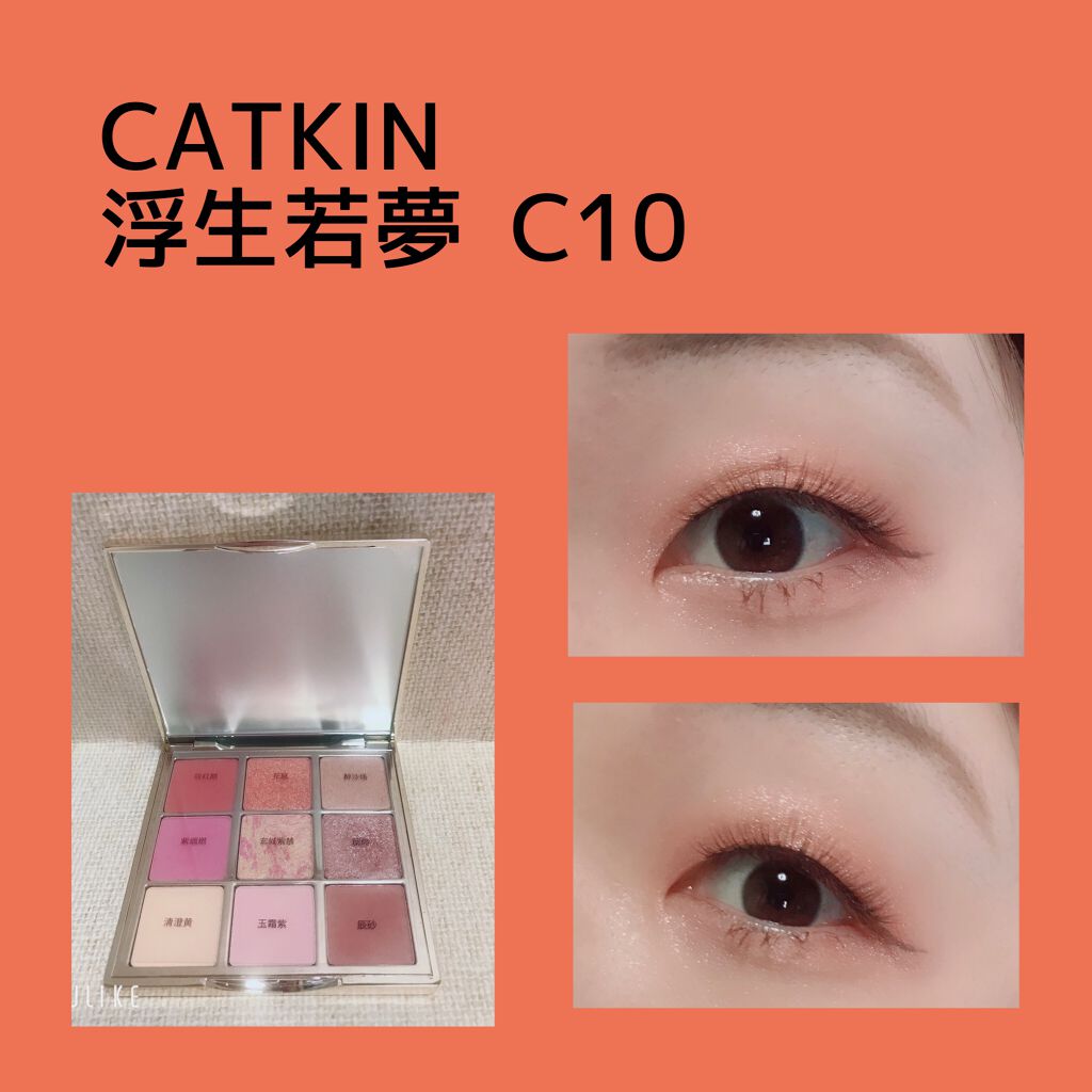 長相思シリーズ 9色アイシャドウパレット/CATKIN/アイシャドウパレットを使ったクチコミ(1枚目)