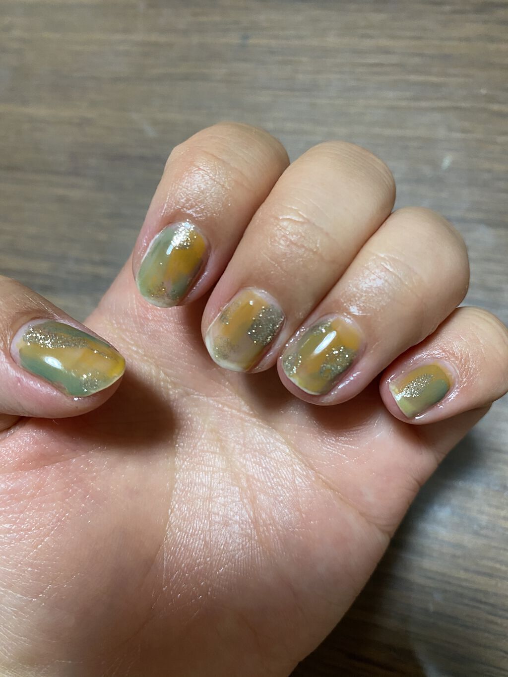 CHEER me COLOR ネイルポリッシュ/セリア/マニキュアを使ったクチコミ（2枚目）