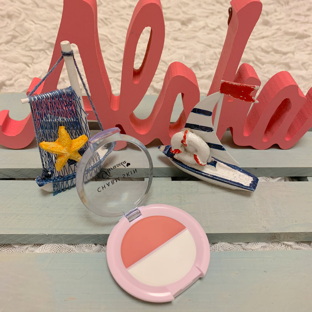 パラソーラ チャームスキン UVチーク＆ハイライト/ナリスアップ/日焼け止め・UVケアを使ったクチコミ（2枚目）