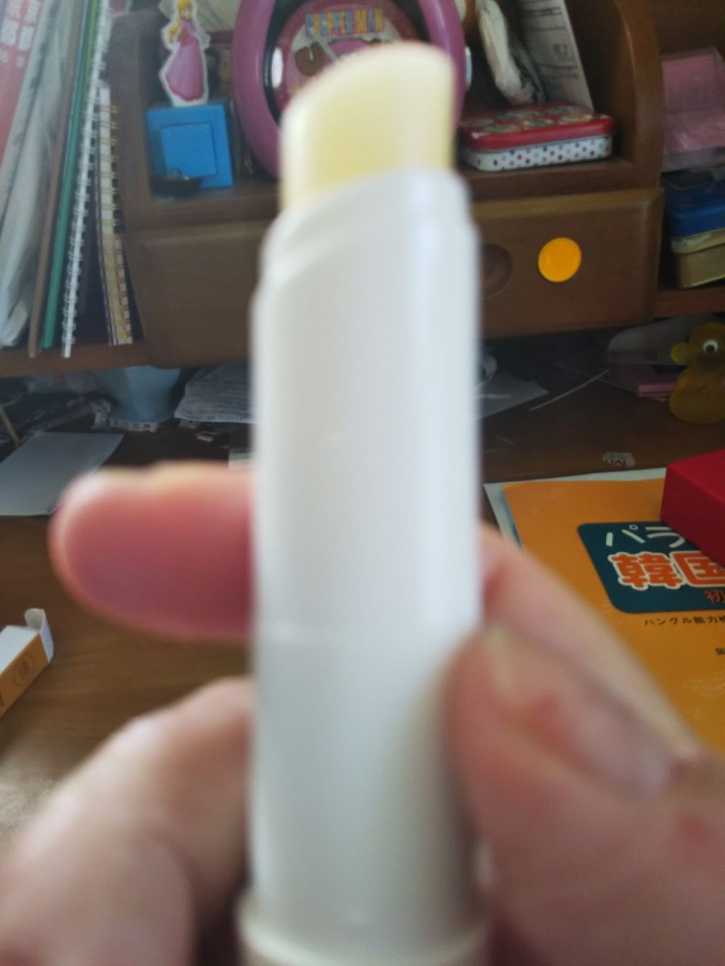 ETUDE Hセラ リップバームのクチコミ「昨日、旭川キラキラ韓流商店で購入したリップクリームです😌💓

エチュードハウスのハニーケアのリ.....」（3枚目）